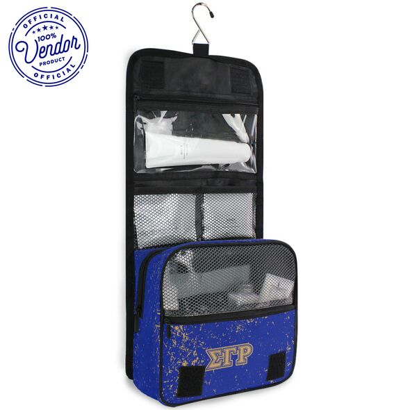 Organizations :: Sororities :: Sigma Gamma Rho :: Sigma Gamma Rho - Hanging  Toiletry Travel Bag - Paint